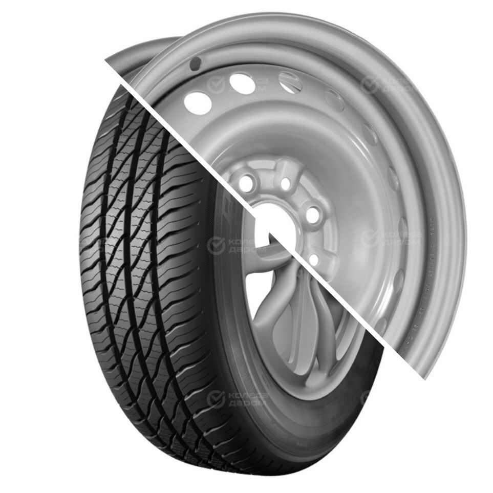 Кама 365 (НК-241) R13 175/70 82H + 13001 R13x5 4x98 ET35 CB58.6 Silver R13 175/70 82H + R13x5 4x98 ET35 CB58.6 Silver