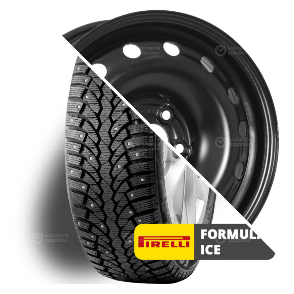 Trebl Ice R15 185/60 88T шип+64H38DP R15x6 5x100 ET38 CB57.1 Black R15 185/60 88T шип+R15x6 5x100 ET38 CB57.1 Black