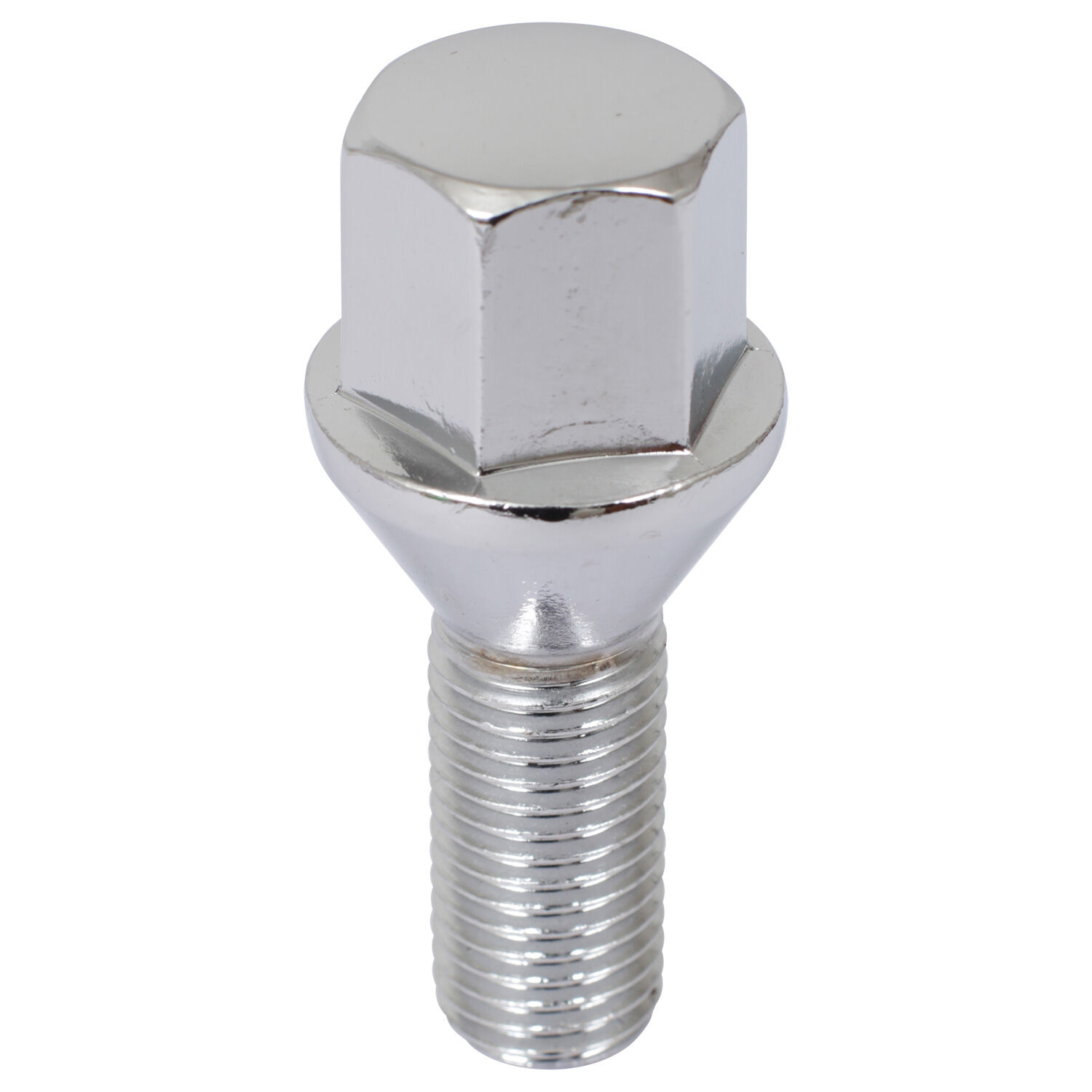 LS (Крепеж) Болт 12х1,5 52/25 конус 17мм хром 994 (JN-803)