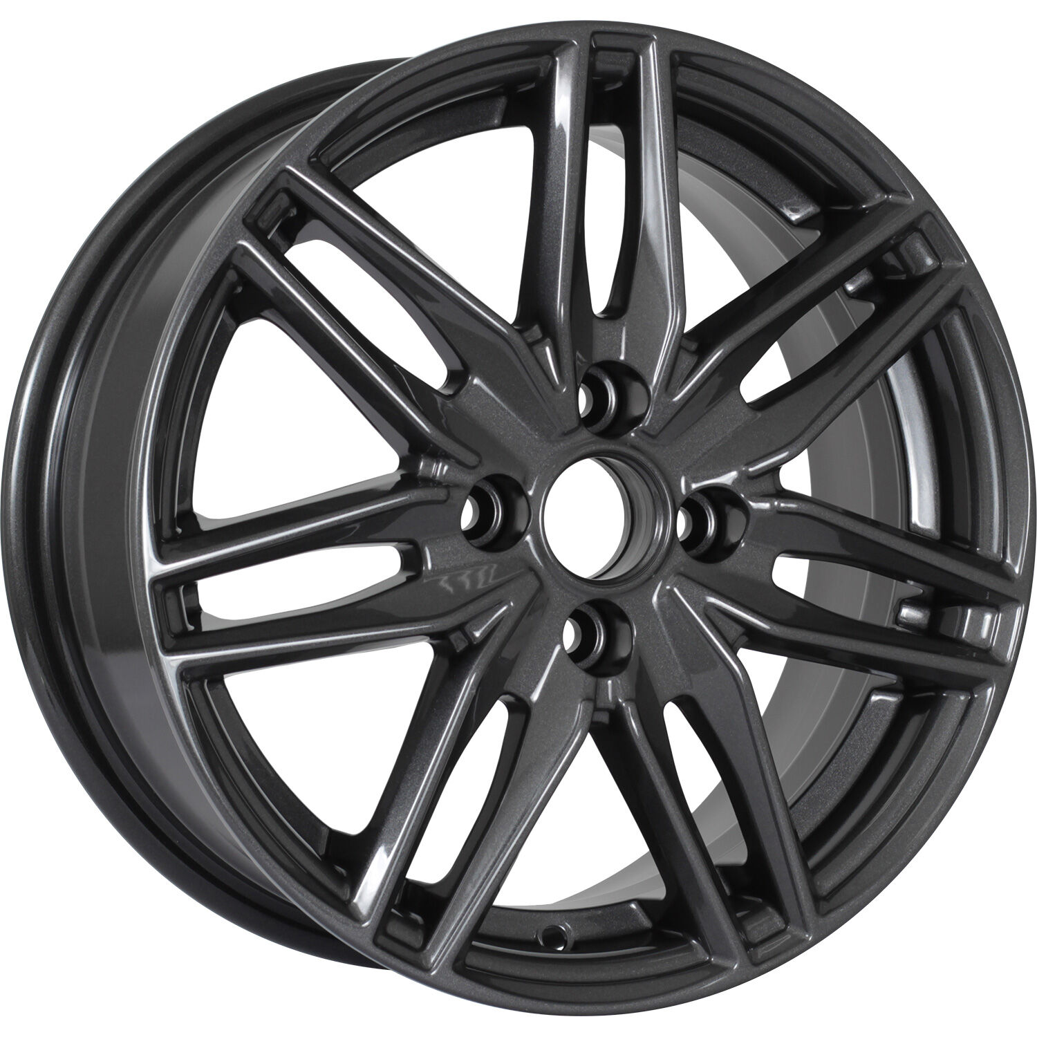 KDW KD1570 R15x6 4x100 ET39 CB67.1 Grey_Painted
