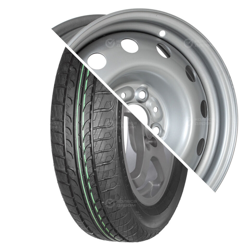 Tunga Zodiak 2 R14 175/65 86T + 14003 R14 175/65 86T + R14х5.5 4х98 ЕТ35 СВ58.6 Silver