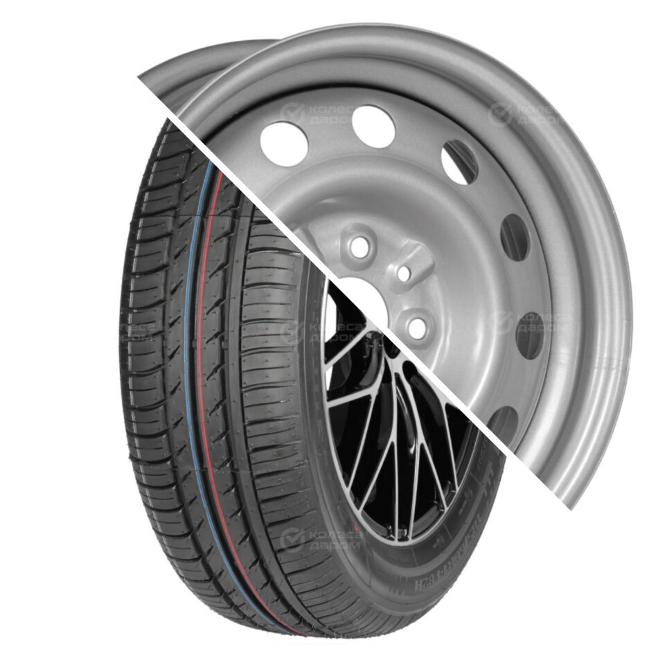 BEL-256 Artmotion R14 185/60 82H + 53B35B TREBL (12 отверстий) R14x5.5 4x98 ET35 CB58.6 Silver R14 185/60 82H + R14x5.5 4x98 ET35 CB58.6 Silver