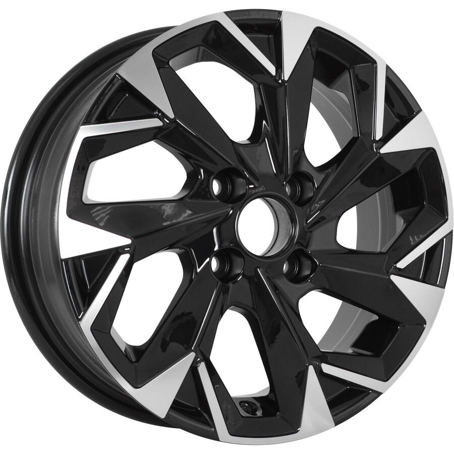 KHOMEN KHW1402 (14_ZV Solaris/Rio) R14x5.5 4x100 ET43 CB67.1 Black_FP