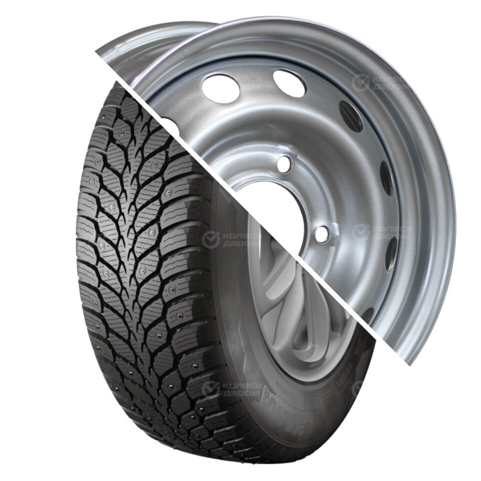 Кама ALGA SUV (НК-532)  R15 205/70 96T шип   () + 64G48L TREBL R15x6 5x139.7 ET40 CB98.6 Silver  ALGA SUV (НК-532)  R15 205/70 96T шип    + 64G48L TREBL R15x6 5x139.7 ET40 CB98.6 Silver