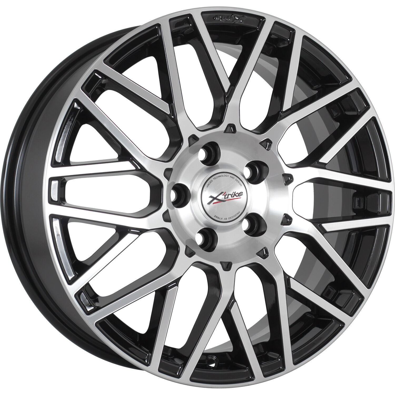 X-trike X131 R17x7 5x112 ET40 CB57.1 BK_FP