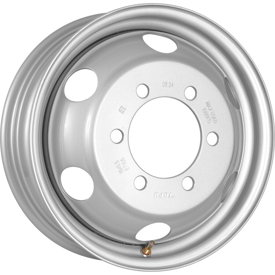 Topu (SRW) 3165588 (коробка) R16x5.5 6x170 ET106 CB130 Silver с вентилем, 1500 кг