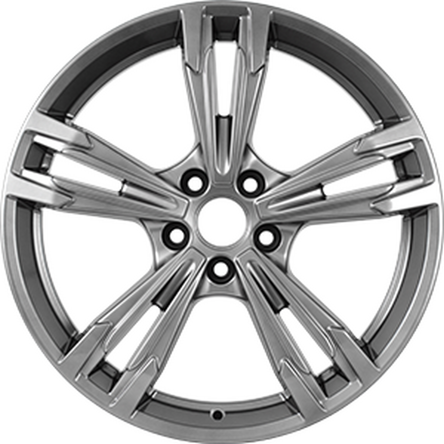 КиК KarreraLight R18x7 5x114.3 ET37 CB66.6 Dark_platinum (Мятый обод)*