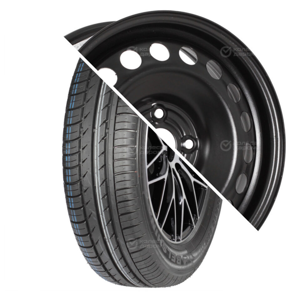 Trebl BEL-280 Artmotion R15 185/65 88H + 8114 TREBL R15x6 4x100 ET48 CB54.1 Black R15 185/65 88H + R15x6 4x100 ET48 CB54.1 Black