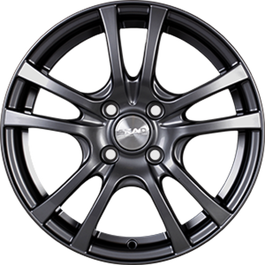 СКАД Дели R15x6 4x98 ET38 CB58.6 Graphite (Мятый обод)*