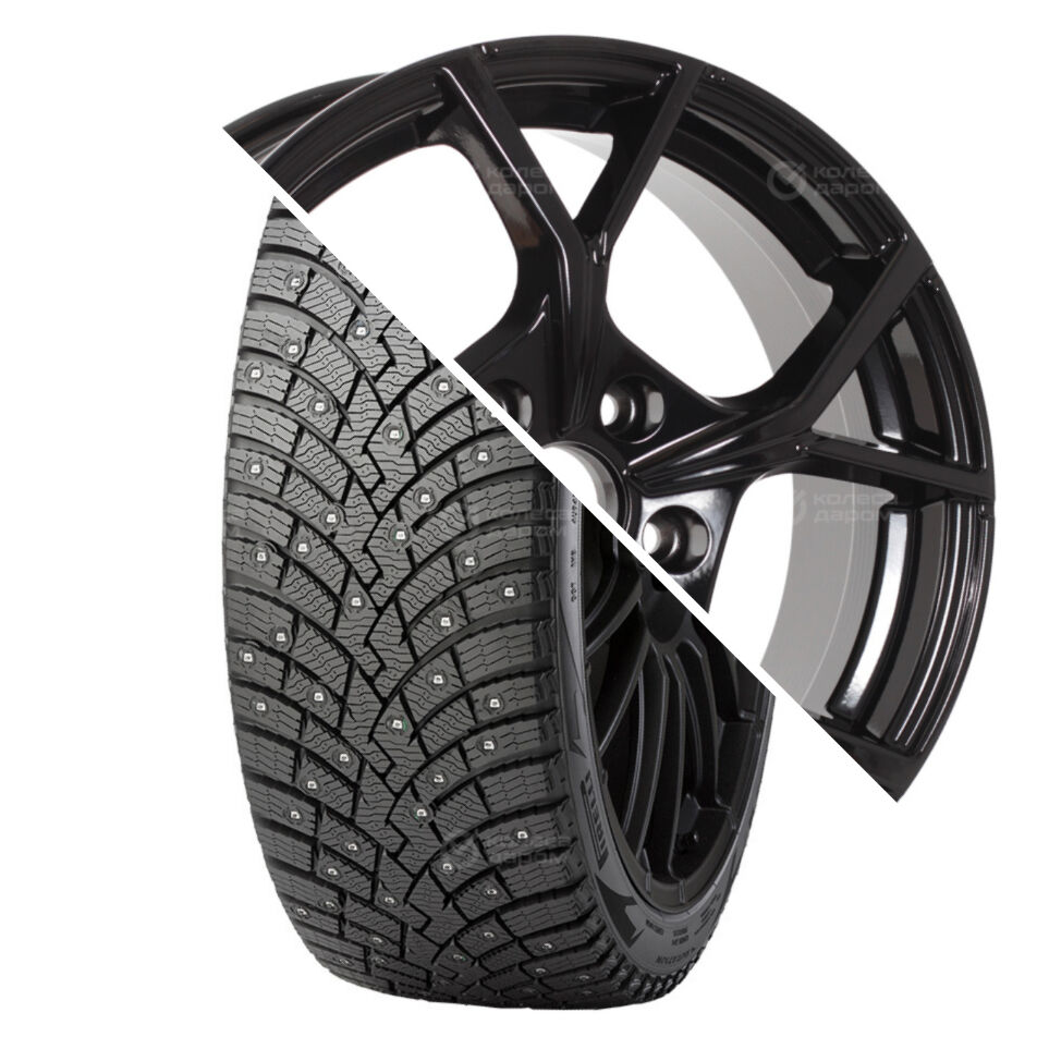 Pirelli Winter Ice Zero 2 R16 205/55 94T шип XL   () + R086 R16x6.5 5x100 ET40 CB57.1 BL  Winter Ice Zero 2 R16 205/55 94T шип XL    + R086 R16x6.5 5x100 ET40 CB57.1 BL