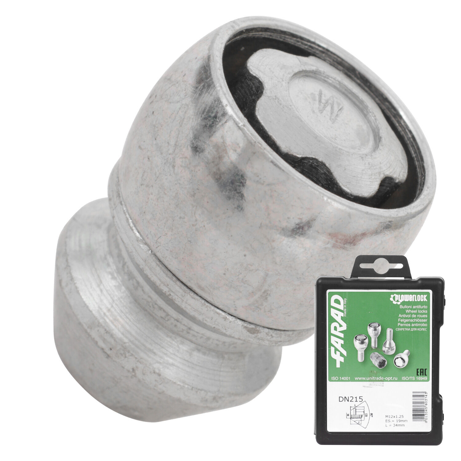 Farad Гайка секретная Farad 12х1,25х34 4+1 19 конус Sicubloc DN215