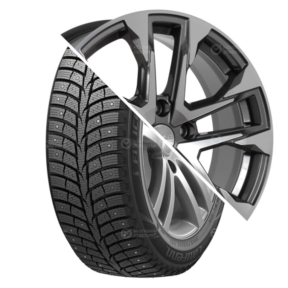 СКАД I FIT ICE LW71 R17 225/65 102T шип   () + АТАКОР R17x7 5x114.3 ET45 CB67.1 Almaz_graphite  I FIT ICE LW71 R17 225/65 102T шип    + АТАКОР R17x7 5x114.3 ET45 CB67.1 Almaz_graphite