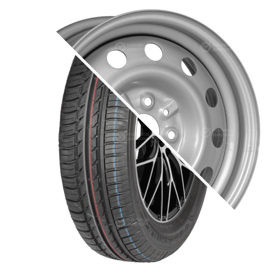 Trebl BEL-264 Artmotion R14 175/65 82H + 53B35B TREBL (12 отверстий) R14x5.5 4x98 ET35 CB58.6 Silver R14 175/65 82H + R14x5.5 4x98 ET35 CB58.6 Silver