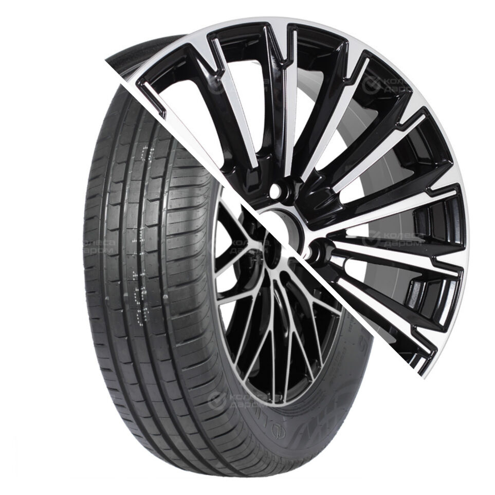 KDW Comfort Master R16 215/65 98H    () + KD1610 R16x6.5 4x100 ET50 CB60.1 Black_Front_Polished  Comfort Master R16 215/65 98H     + KD1610 R16x6.5 4x100 ET50 CB60.1 Black_Front_Polished