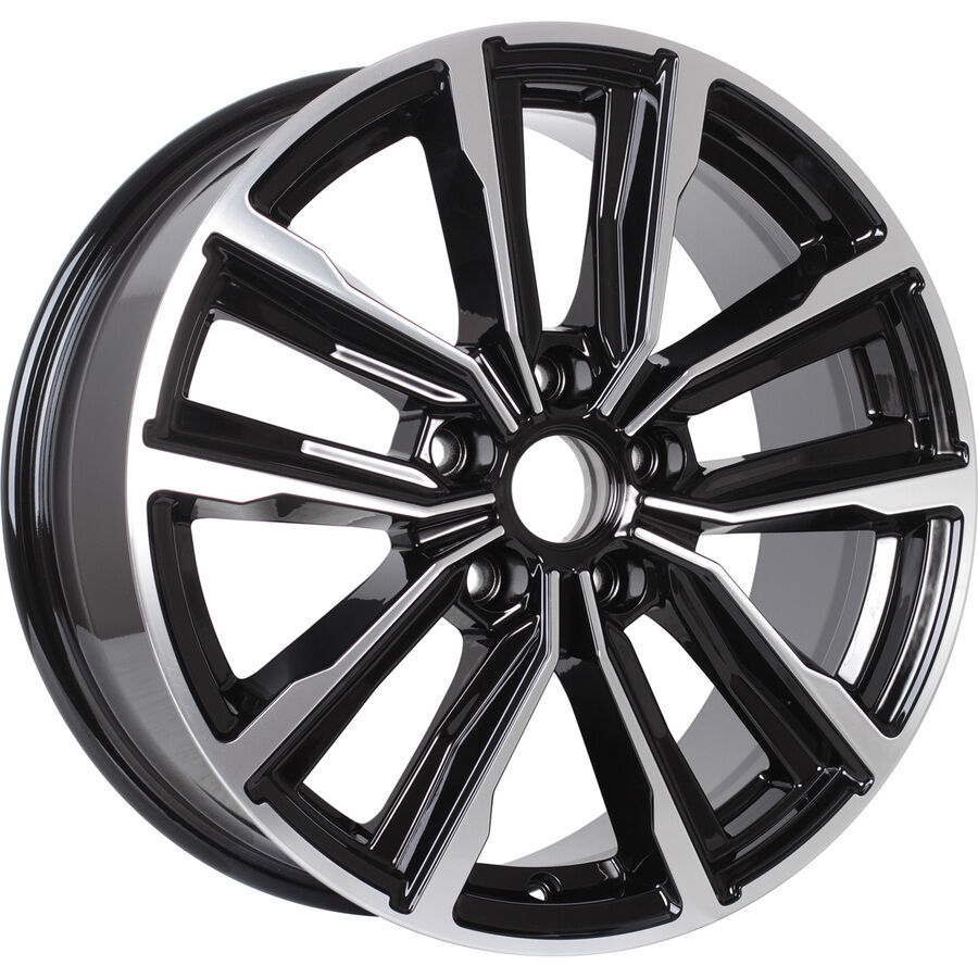 КиК Лацио R17x7.5 5x112 ET45 CB57.1 Almaz_black (Мятый обод)*