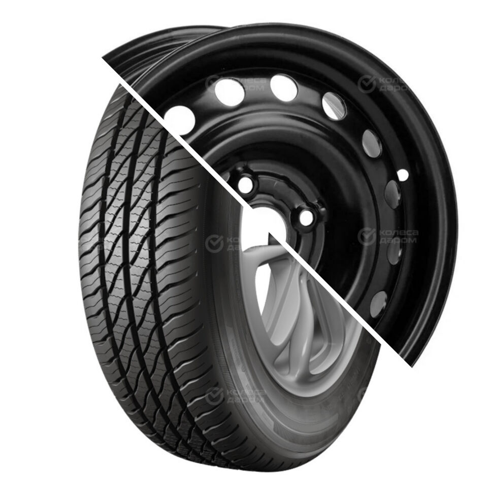 Кама GRANT (НК-241) R14 175/65 82H    () + 53B35B_P TREBL (12 отверстий) R14x5.5 4x98 ET35 CB58.6 Black  GRANT (НК-241) R14 175/65 82H     + 53B35B_P TREBL (12 отверстий) R14x5.5 4x98 ET35 CB58.6 Black