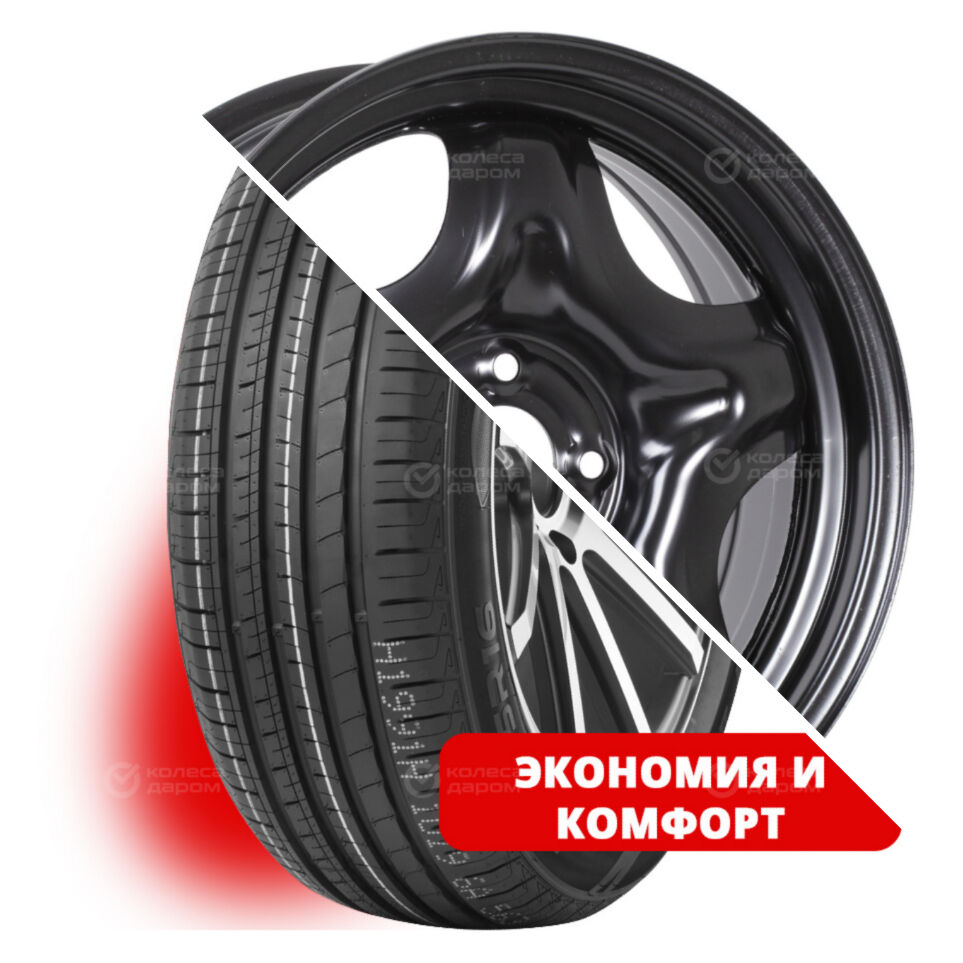ТЗСК Comfort II R16 205/55 91V + Lada Vesta R16x6.5 4x100 ET50 CB60.1 Black R16 205/55 91V + R16x6.5 4x100 ET50 CB60.1 Black