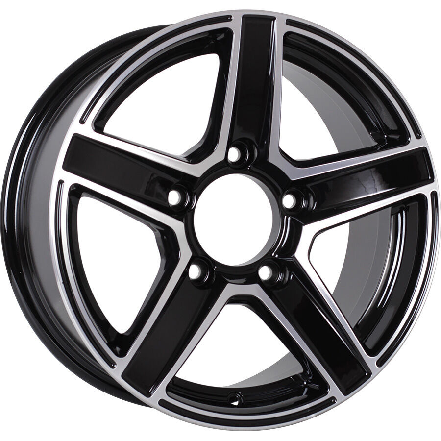 KHOMEN KHW1614 (Niva 4x4) R16x6.5 5x139.7 ET40 CB98.5 Black_FP