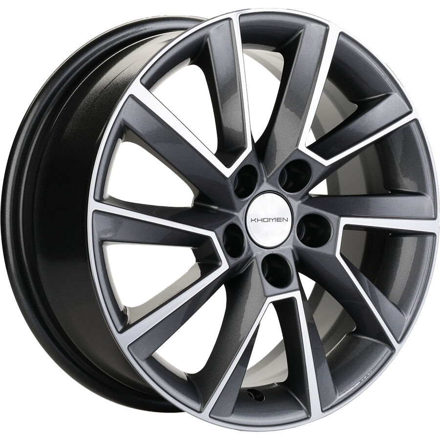 KHOMEN KHW1507 (15_Rapid/Fabia) R15x6 5x100 ET38 CB57.1 GRAY_FP