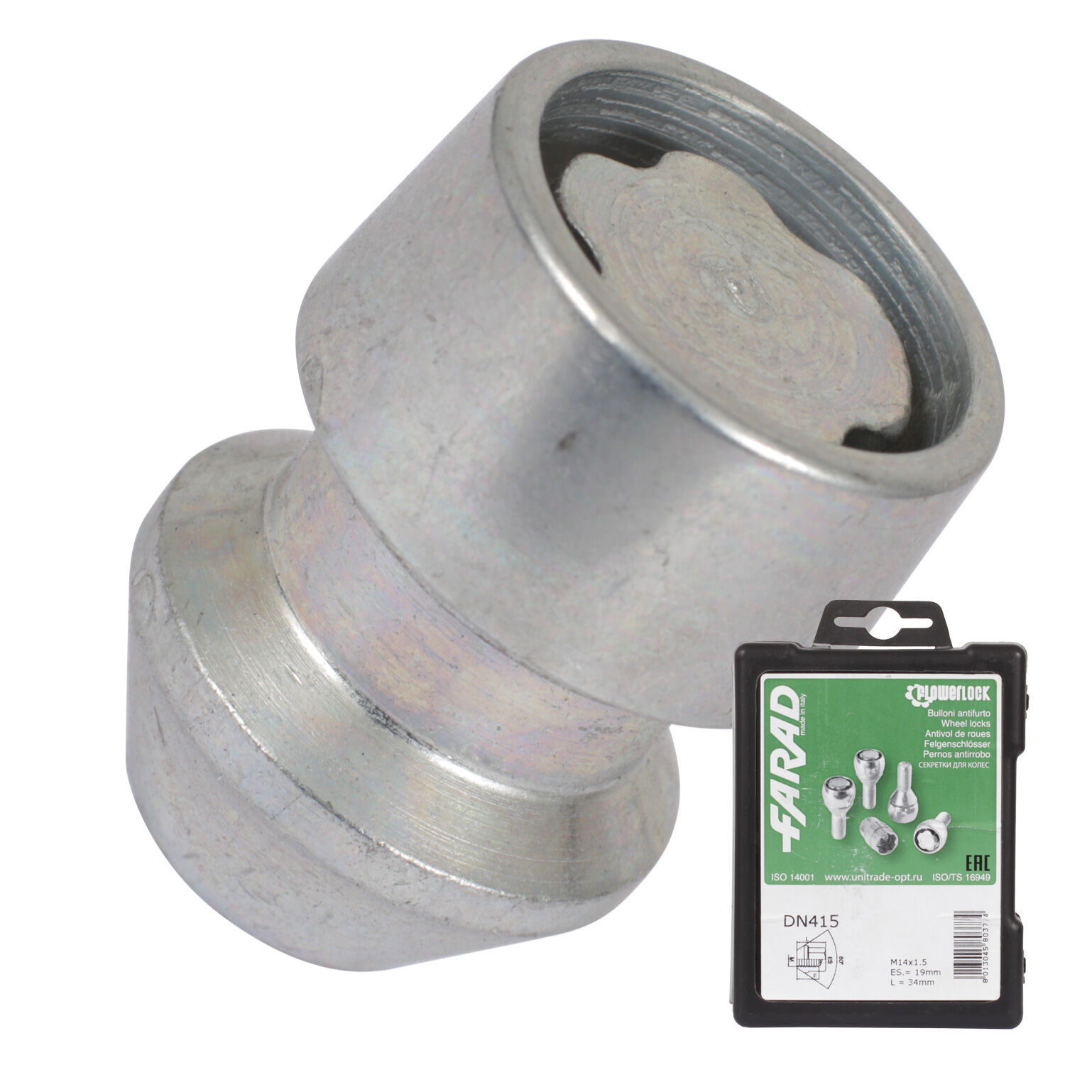 Farad Гайка секретная Farad 14х1,5х34 4+1 19 конус Sicubloc DN415