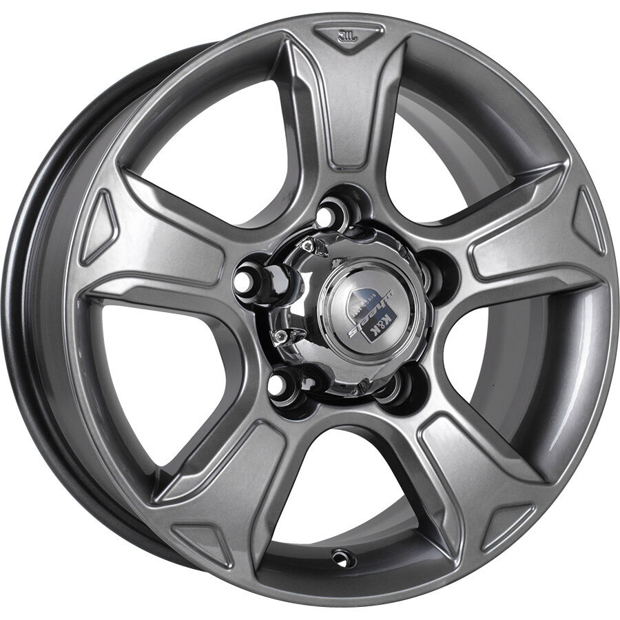 КиК Атлант R16x7 5x139.7 ET35 CB108.5 Dark_platinum (Дефект ЛКП + Мятый обод)*
