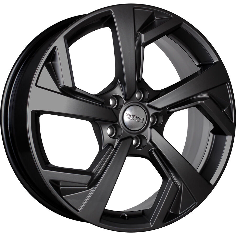 СКАД KL-328 R18x7 5x114.3 ET40 CB64.1 Black_barhat (Мятый обод)*