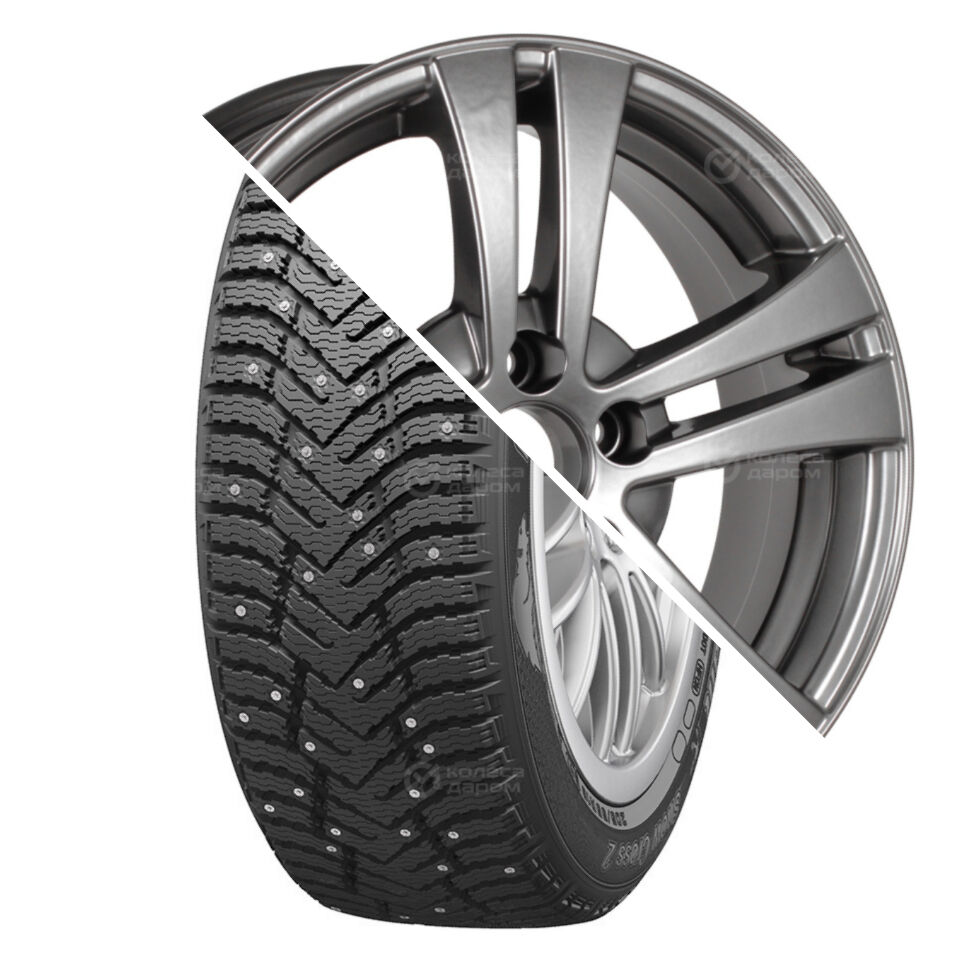 Cordiant Snow Cross 2 R15 185/60 88T шип   () + 540 R15x6 5x100 ET40 CB57.1 HB  Snow Cross 2 R15 185/60 88T шип    + 540 R15x6 5x100 ET40 CB57.1 HB