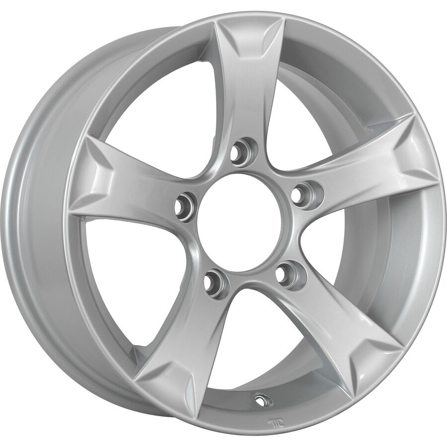 КиК Триал R15x6.5 5x139.7 ET5 CB110.1 Silver (Мятый обод)*