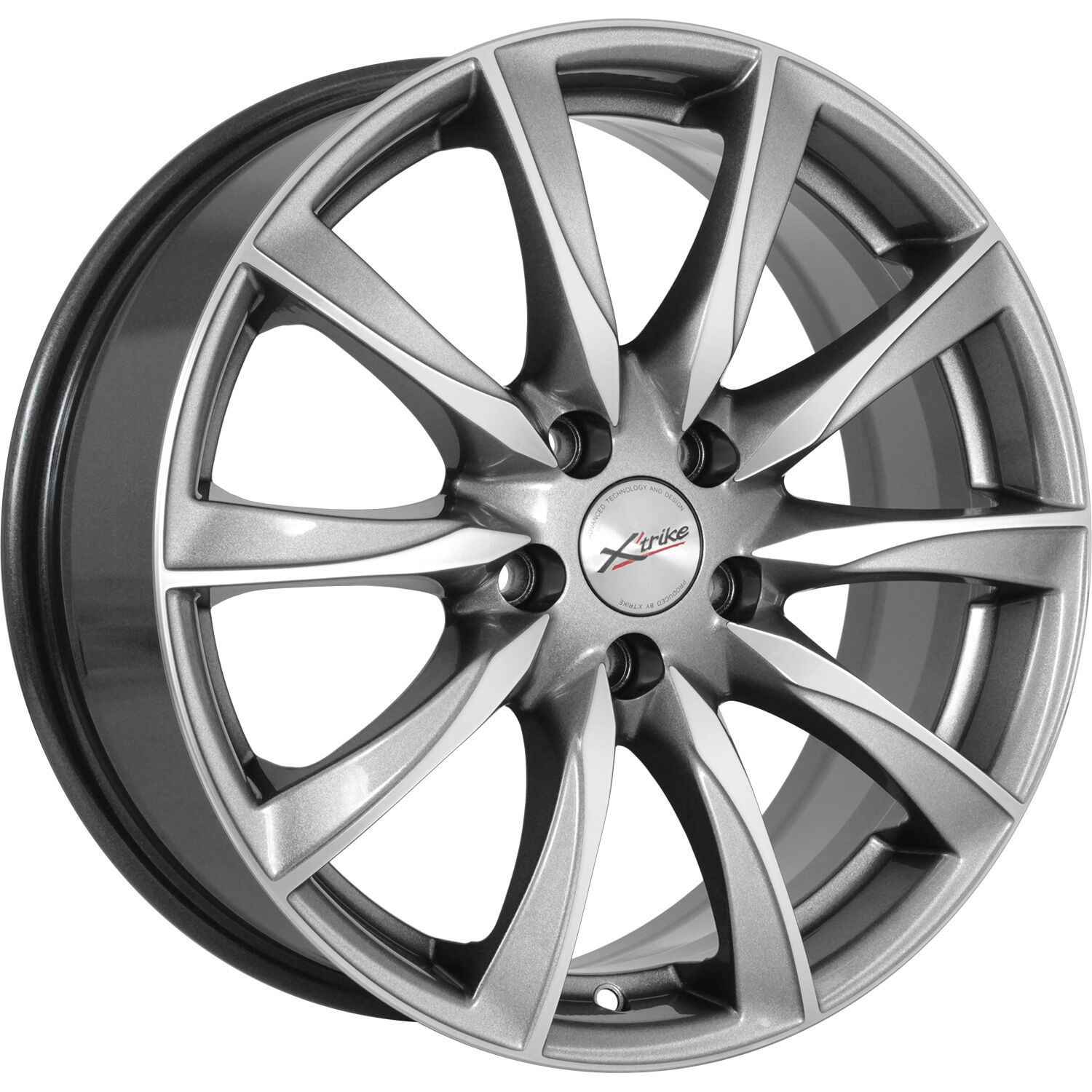 X-trike X120M R17x7 5x108 ET45 CB60.1 HSB_FP