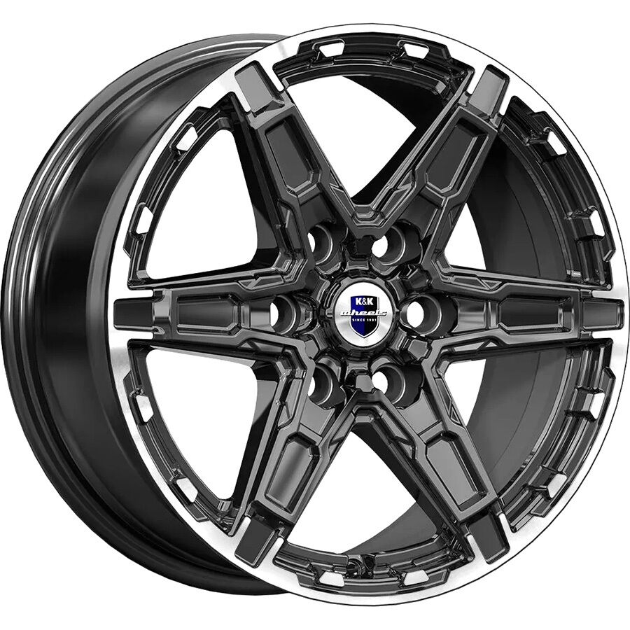 КиК Дистрикт R18x8 6x139.7 ET50 CB93.1 Black_diamond