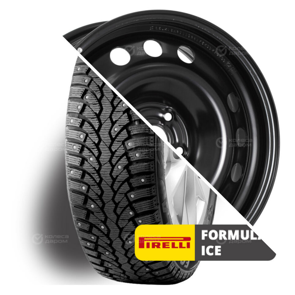 Ice R16 205/60 96T шип XL   () + 75Z39Z Евразиа ТАПО R16x6.5 5x105 ET39 CB56.6 Black  Ice R16 205/60 96T шип XL    + 75Z39Z Евразиа ТАПО R16x6.5 5x105 ET39 CB56.6 Black