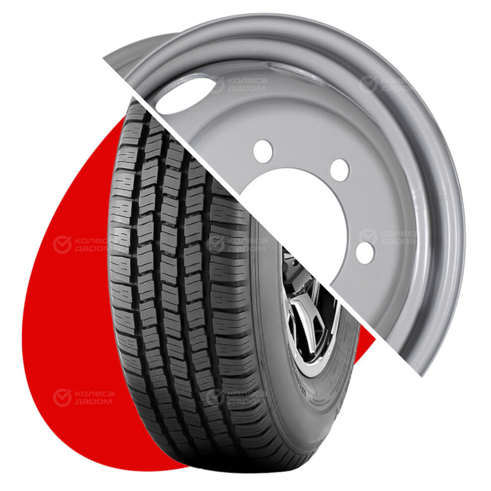 Lanvigator Gazill R16C 185/75 104/102R + Газель-3302 R16x5.5 6x170 ET106 CB130 Silver  R16C 185/75 104/102+ R16x5.5 6x170 ET106 CB130 Silver