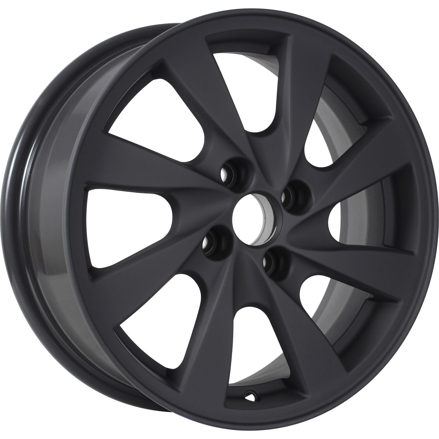 KDW KD1547 (15_Kalina Cross) R15x6 4x98 ET33 CB58.5 Matt_Black_Painted
