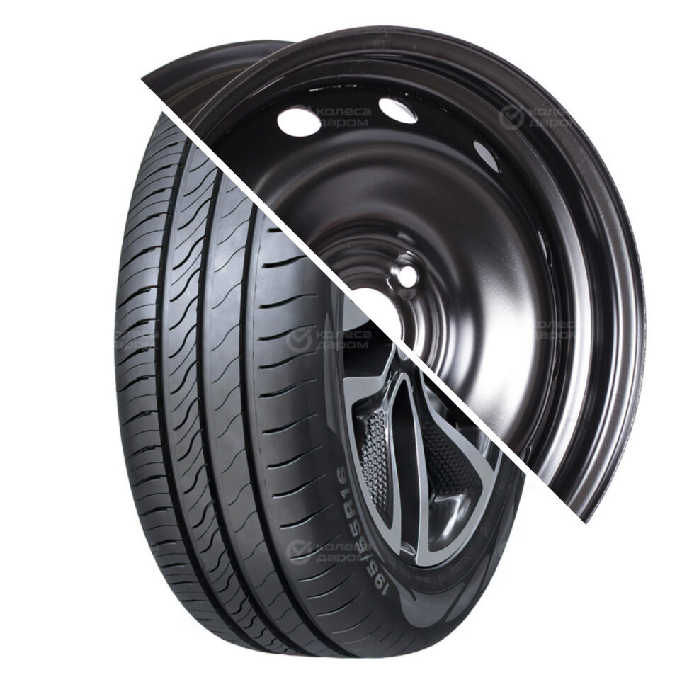 ТЗСК Strada 2 (V-134) R15 185/60 88V    () + Тольятти Renault Logan 2 R15x6 4x100 ET40 CB60.1 Black  Strada 2 (V-134) R15 185/60 88V     + Тольятти Renault Logan 2 R15x6 4x100 ET40 CB60.1 Black