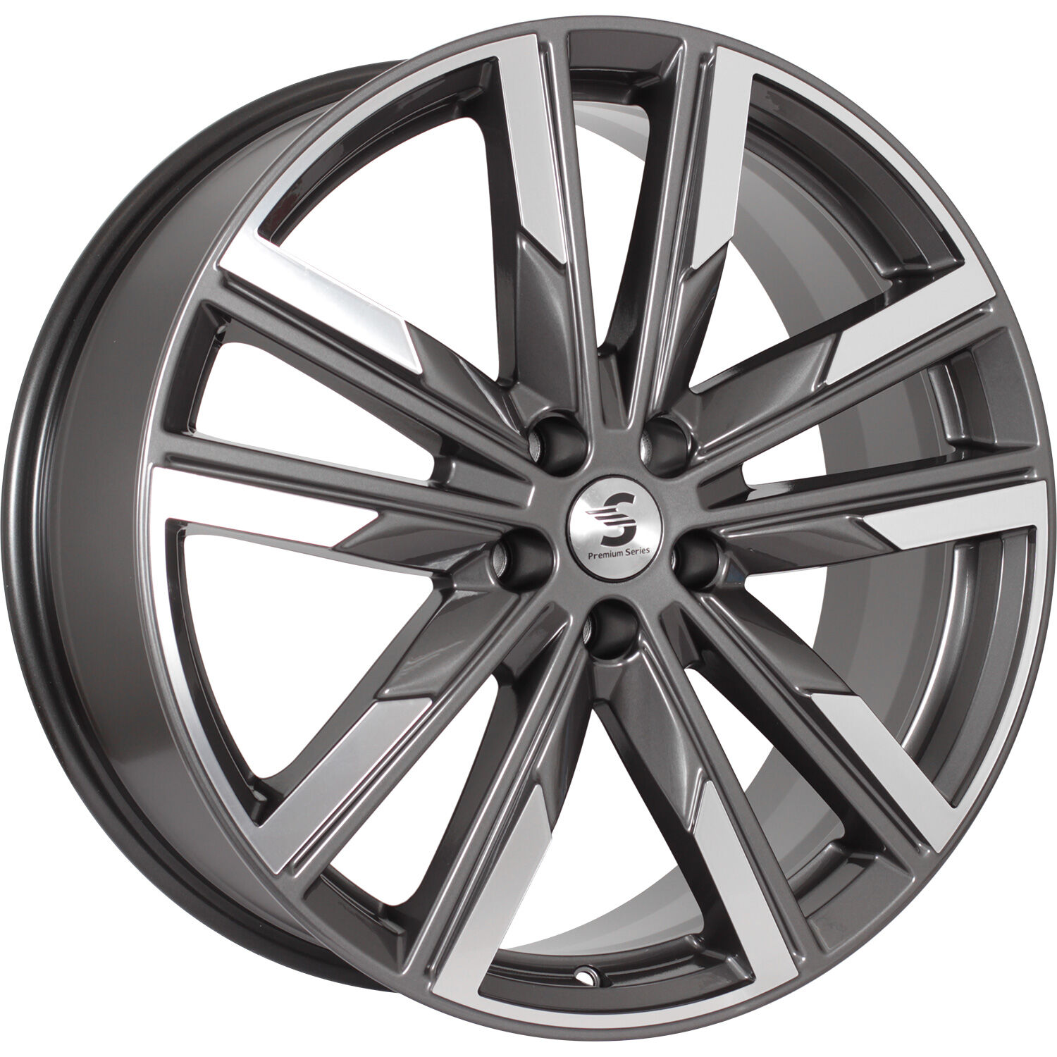 СКАД Premium Series КР014 (20_EXEED VX) R20x8 5x108 ET36 CB65.1 Diamond_gloss_graphite