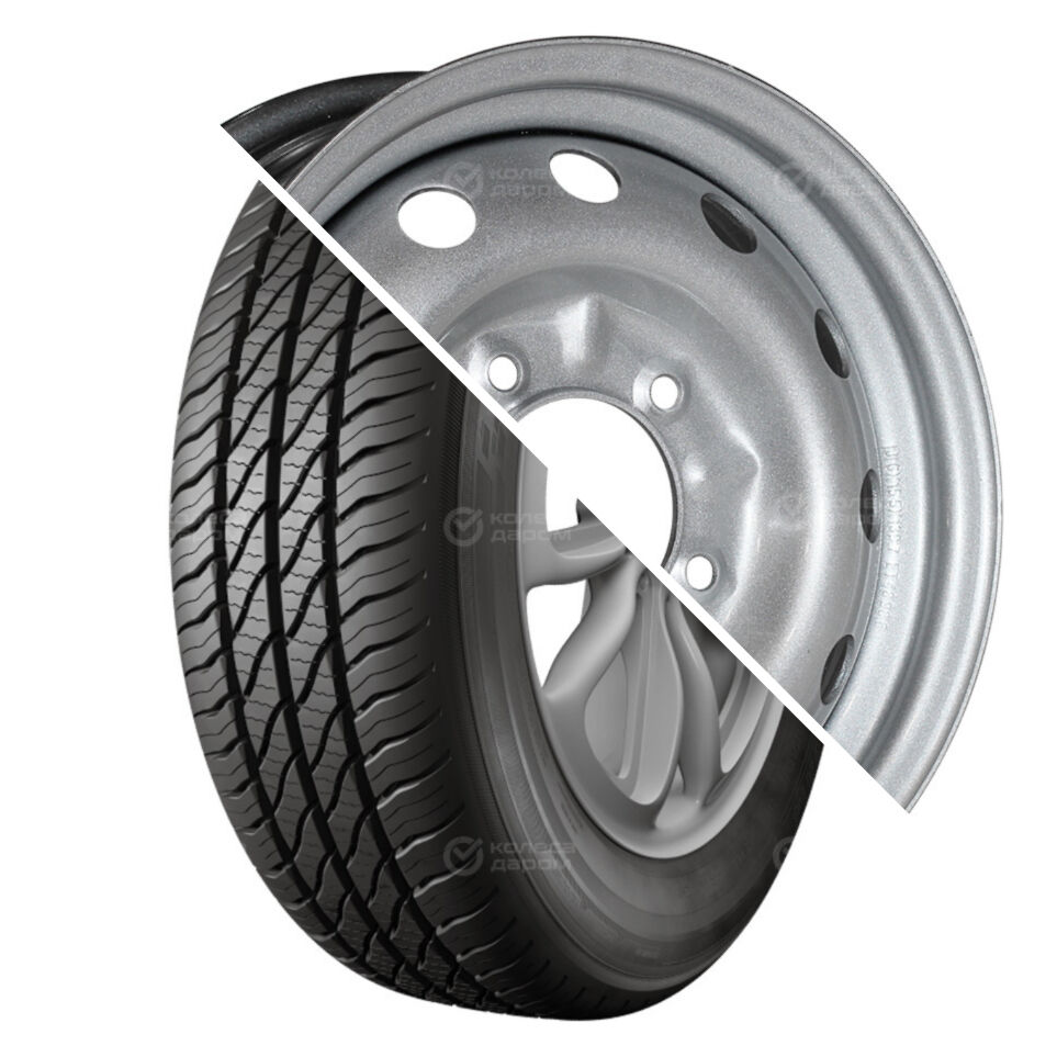 Кама R15 365 (НК-241) 195/65 H 91 + ТЗСК Chevrolet Niva R15 195/65 91H + R15x6 5x139.7 ET40 CB98.6 Silver
