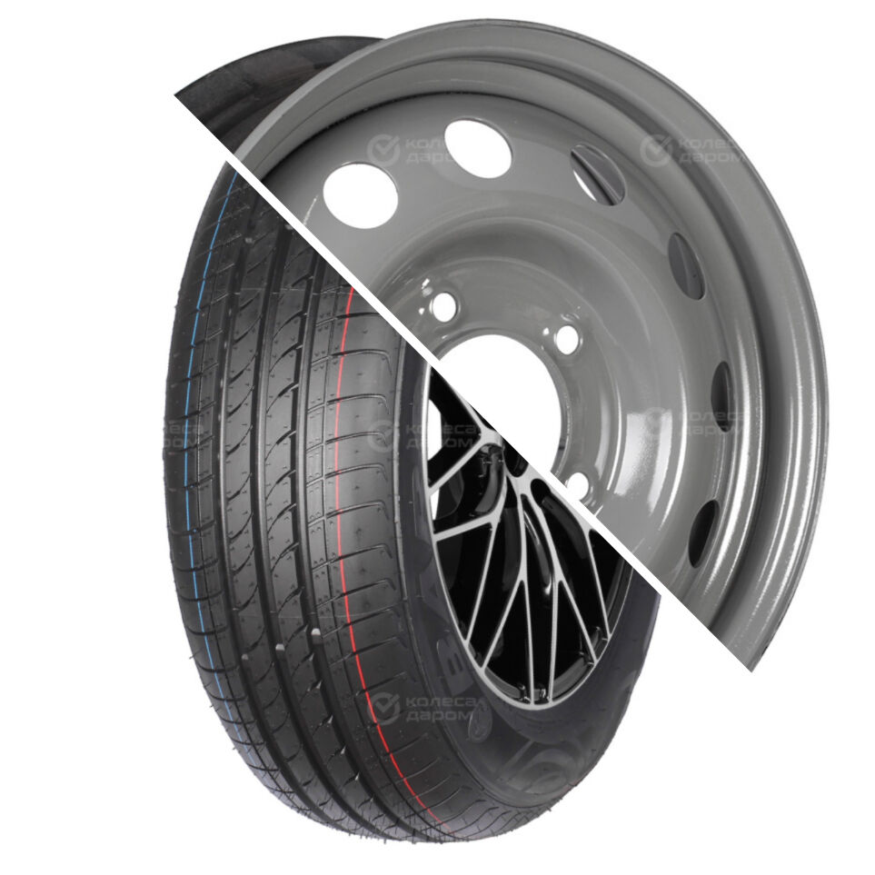 ТЗСК UZ200 R16 195/55 87H + ВАЗ Urban, Bronto R16x5.5 5x139.7 ET52 CB98.5 Grey без балансировки R16 195/55 87H + R16x5.5 5x139.7 ET52 CB98.5 Grey без балансировки