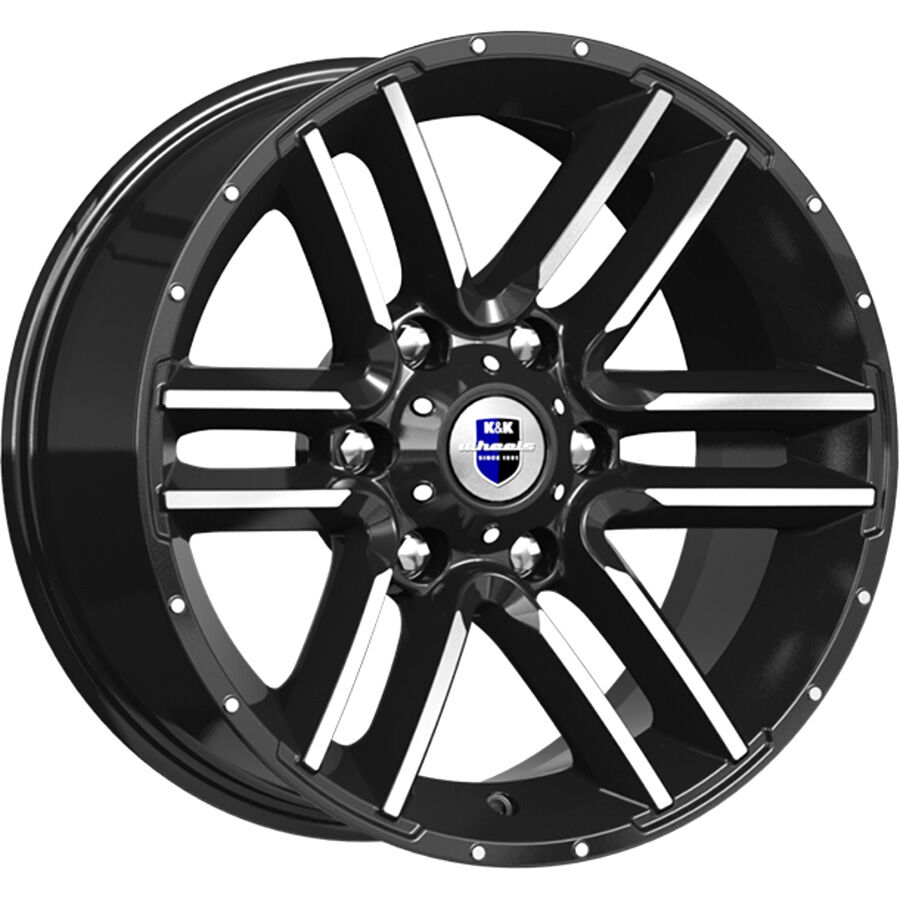 КиК Алгама R17x8 6x139.7 ET-10 CB106.1 Almaz_black