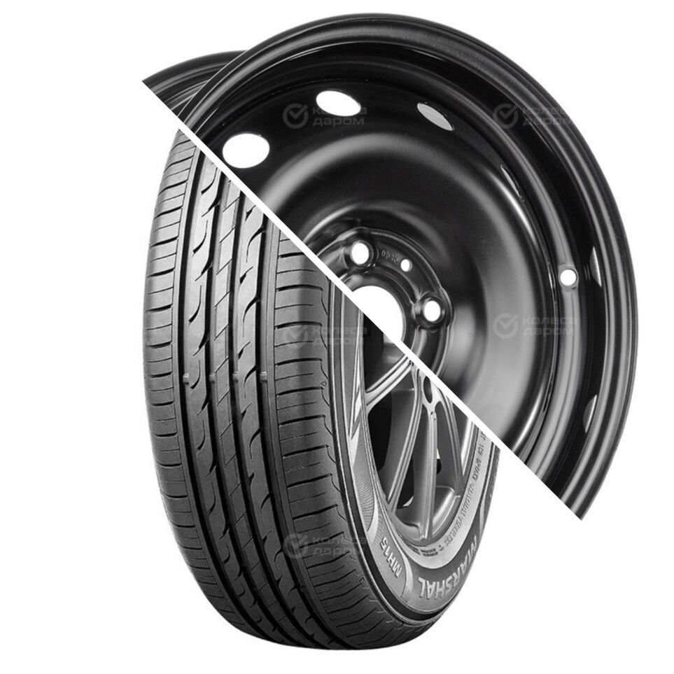 Marshal MH15 R15 185/65 88T + 15003 R15x6 4x100 ET46 CB54.1 Black R15 185/65 88T + R15x6 4x100 ET46 CB54.1 Black