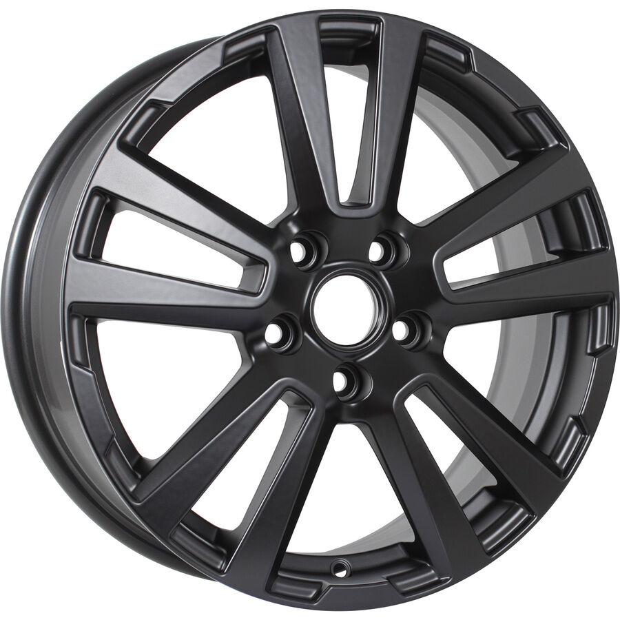 KDW KD1725 (17_Vesta Cross) R17x6.5 4x100 ET43 CB60.1 Matt_Black_Painted