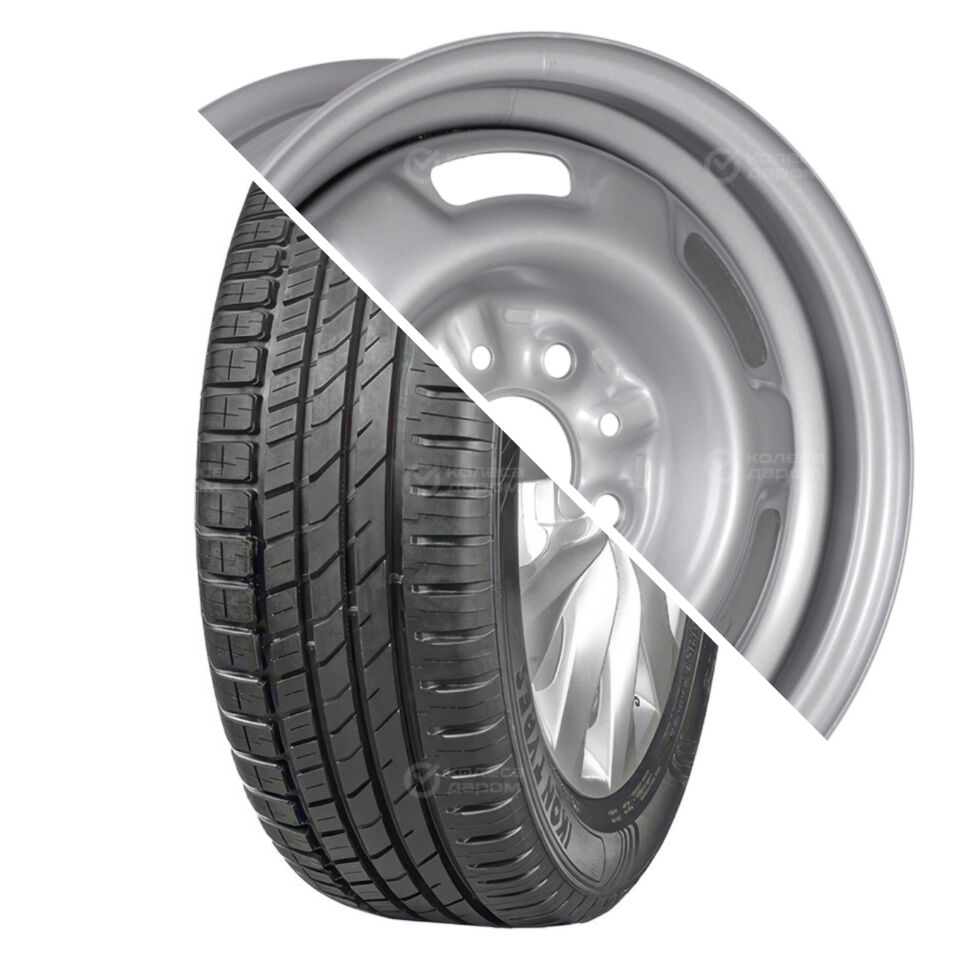 Kronprinz Character Eco (Nordman SX3) R13 175/70 82T + ВАЗ 2108 R13x5 4x98 ET35 CB58.6 Silver  R13 175/70 82T + R13x5 4x98 ET35 CB58.6 Silver