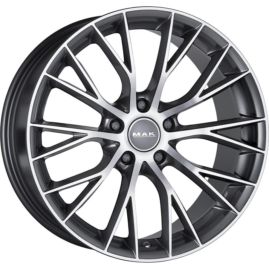 MAK MUNCHEN R18x8 5x108 ET42 CB63.4 Gun_met_mirror_face