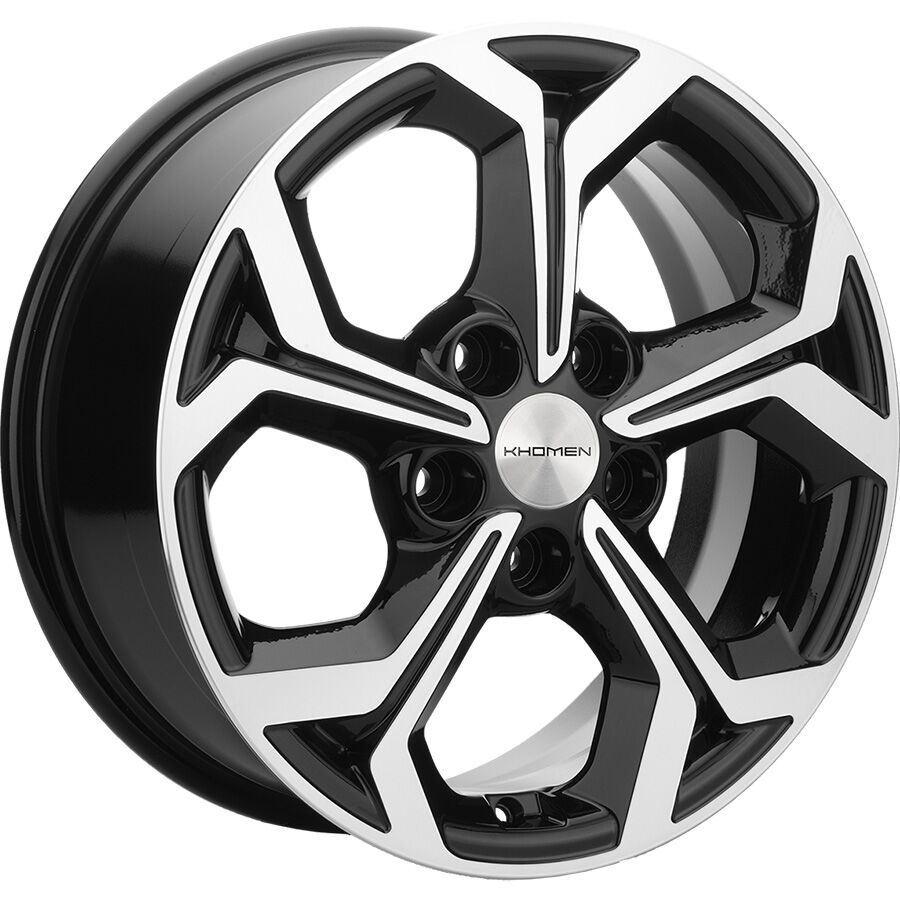 KHOMEN KHW1606 (16_Ceed/Elantra) R16x6.5 5x114.3 ET50 CB67.1 Black_FP