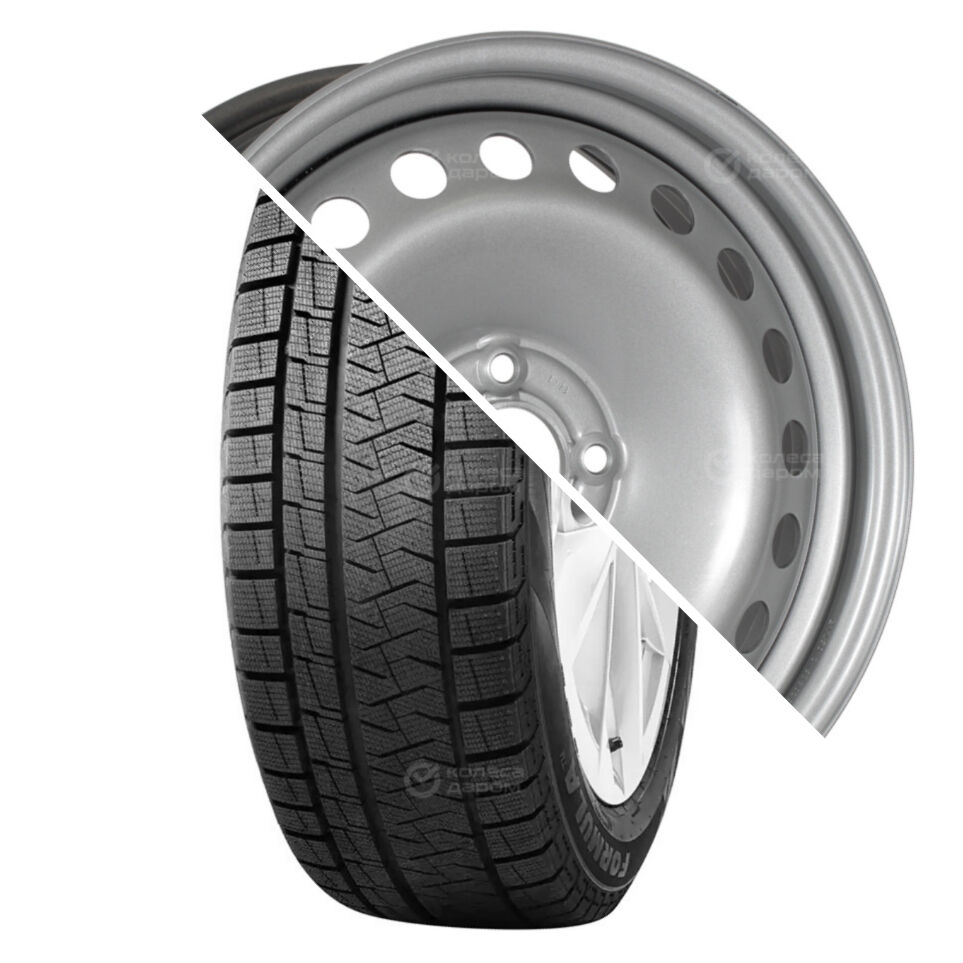 Formula Ice Friction R16 205/55 94T XL () + 16017 R16x6.5 4x100 ET50 CB60.1 Silver Ice Friction R16 205/55 94T XL + 16017 R16x6.5 4x100 ET50 CB60.1 Silver