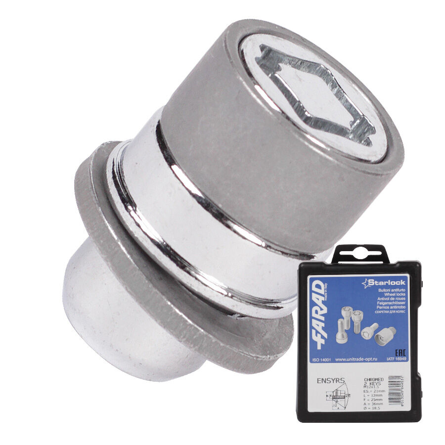 Farad Гайка секретная Farad 12х1,5х35 4+2 21 пресс/шайба ENSYRS CR/2