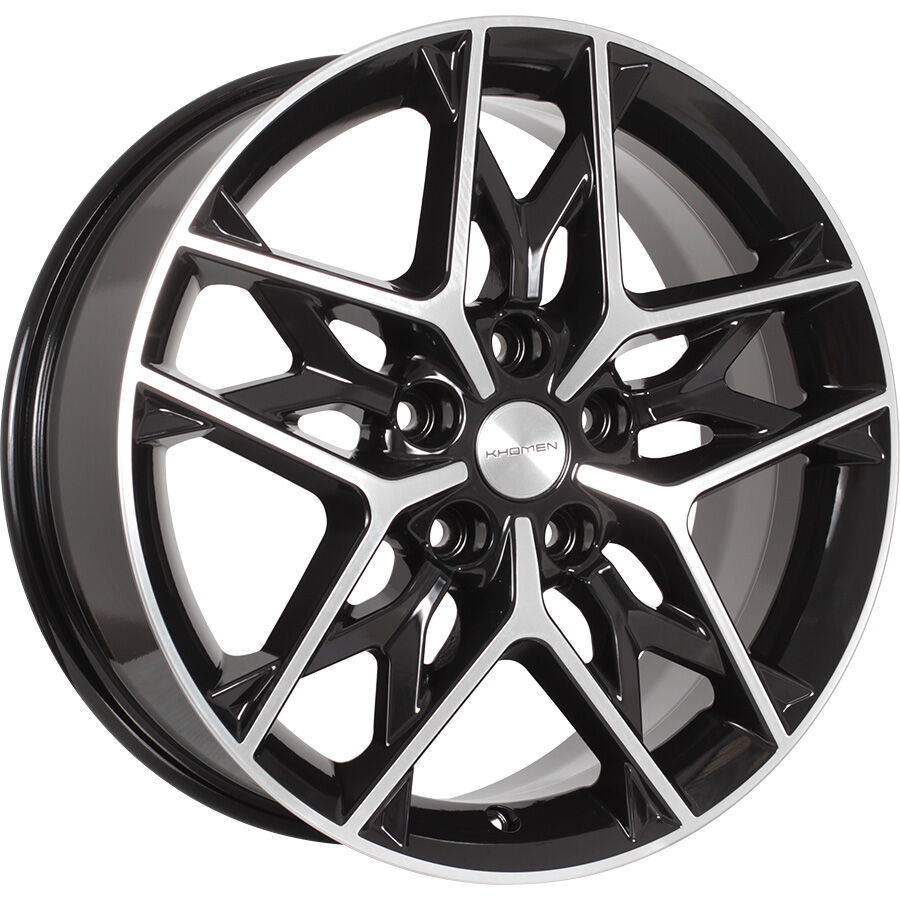 KHOMEN KHW1709 (ZV17_Hyundai Tucson IV/Kia Sportege V) R17x7 5x114.3 ET43 CB67.1 Black_FP