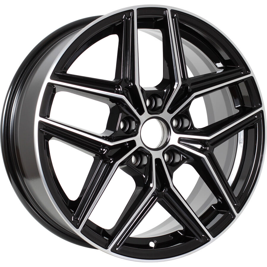КиК Юнион R17x7 5x114.3 ET50 CB66.1 Almaz_black (Мятый обод)*