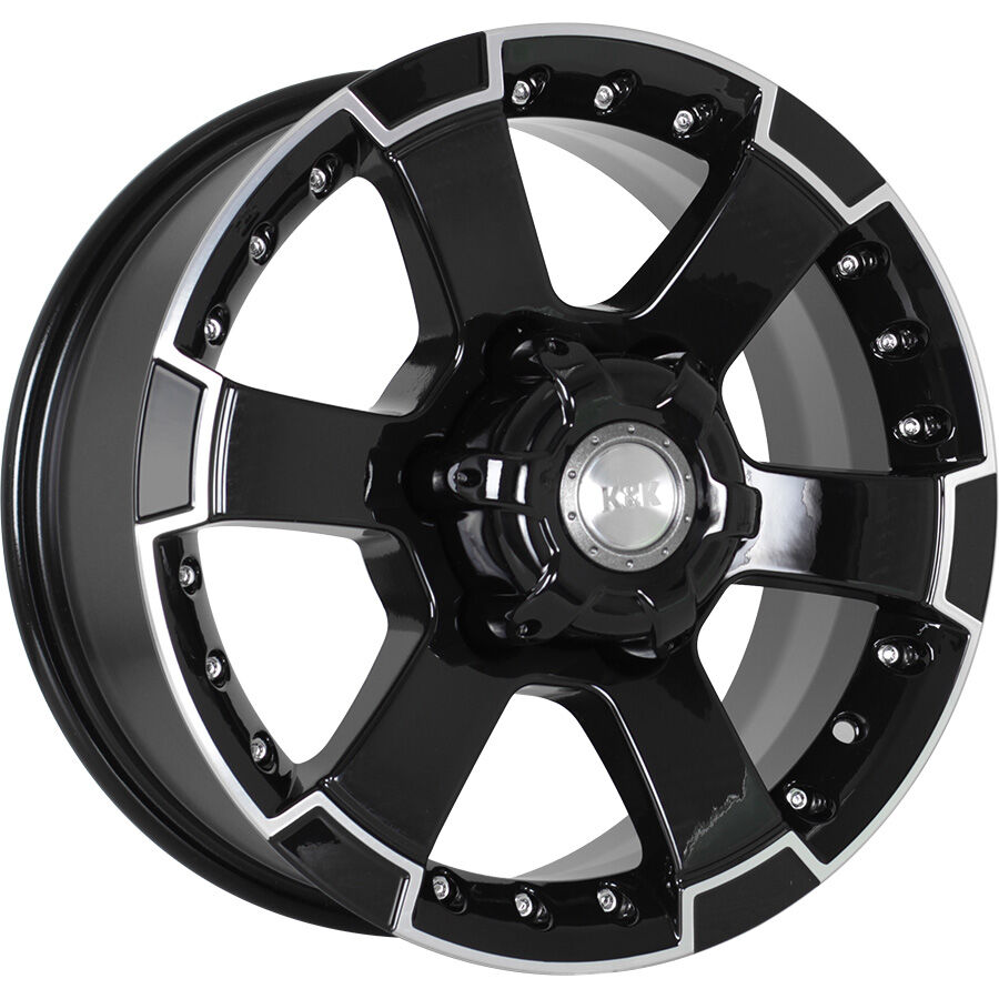 КиК M56 R16x7 6x139.7 ET30 CB93.1 Almaz_black