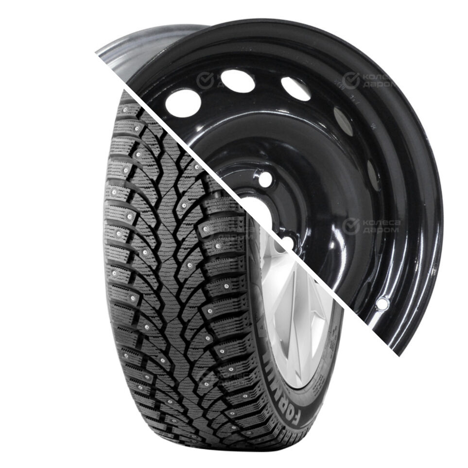 Trebl Ice R15 185/65 88T шип   () + 8114 TREBL R15x6 4x100 ET48 CB54.1 Black  Ice R15 185/65 88T шип    + 8114 TREBL R15x6 4x100 ET48 CB54.1 Black