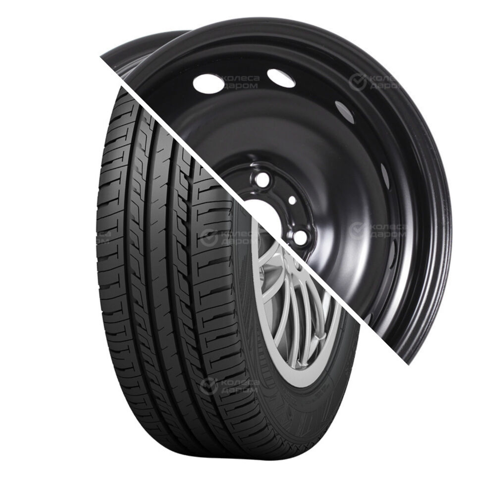 Cordiant Run Tour R15 185/65 92S XL   () + 15009 R15x6 4x100 ET50 CB60.1 Black  Run Tour R15 185/65 92S XL    + 15009 R15x6 4x100 ET50 CB60.1 Black